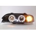 BMW E39 Black Projector Headlamp w Ring